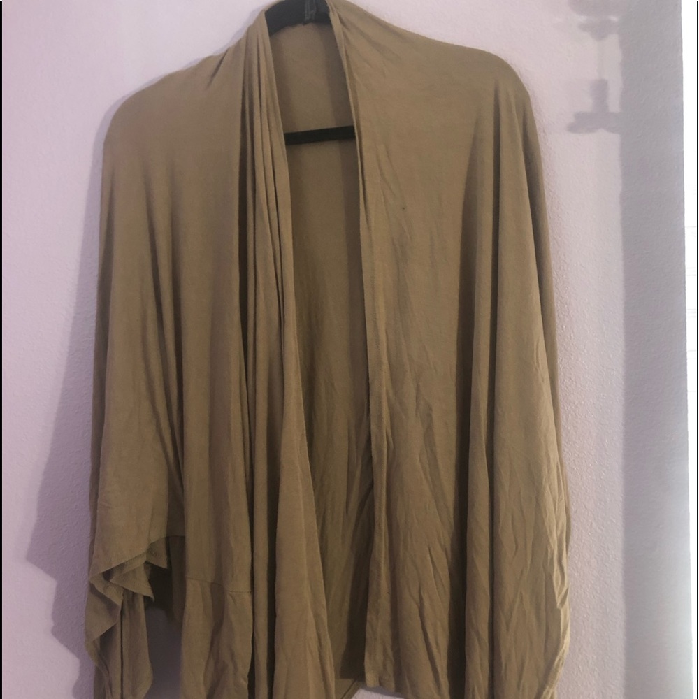 Tan cardigan